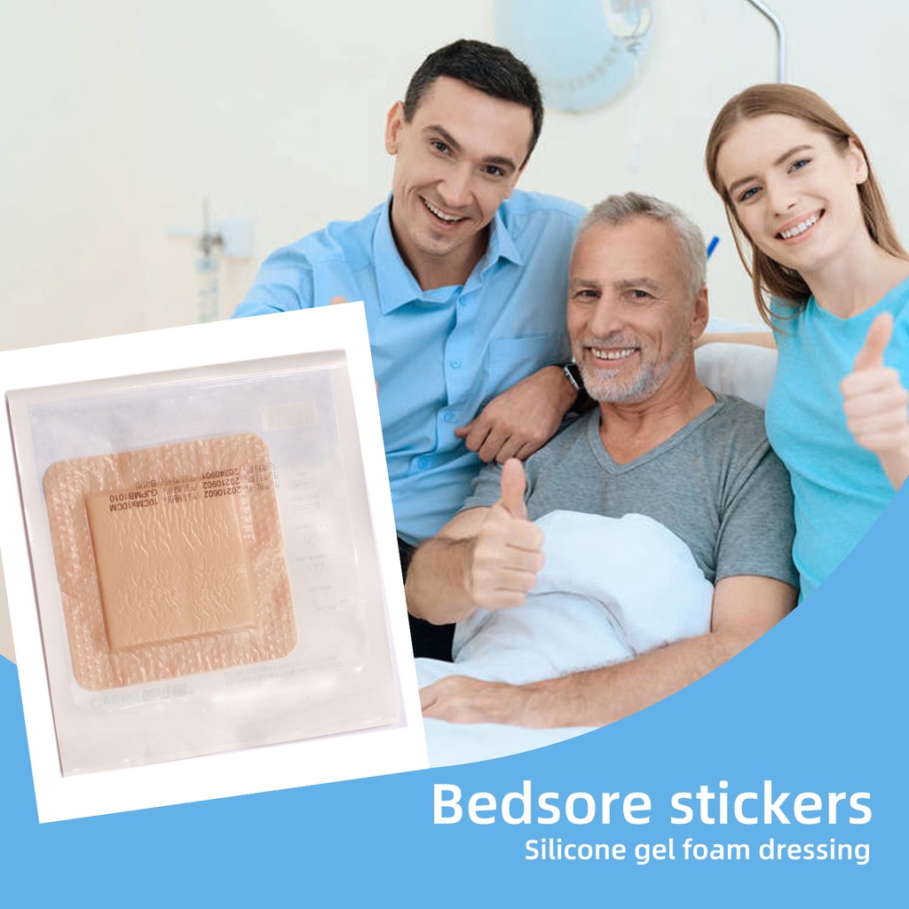 Body Soft Silicone Viscose Aseptic Dressing for Bed Sore/pressure Sore