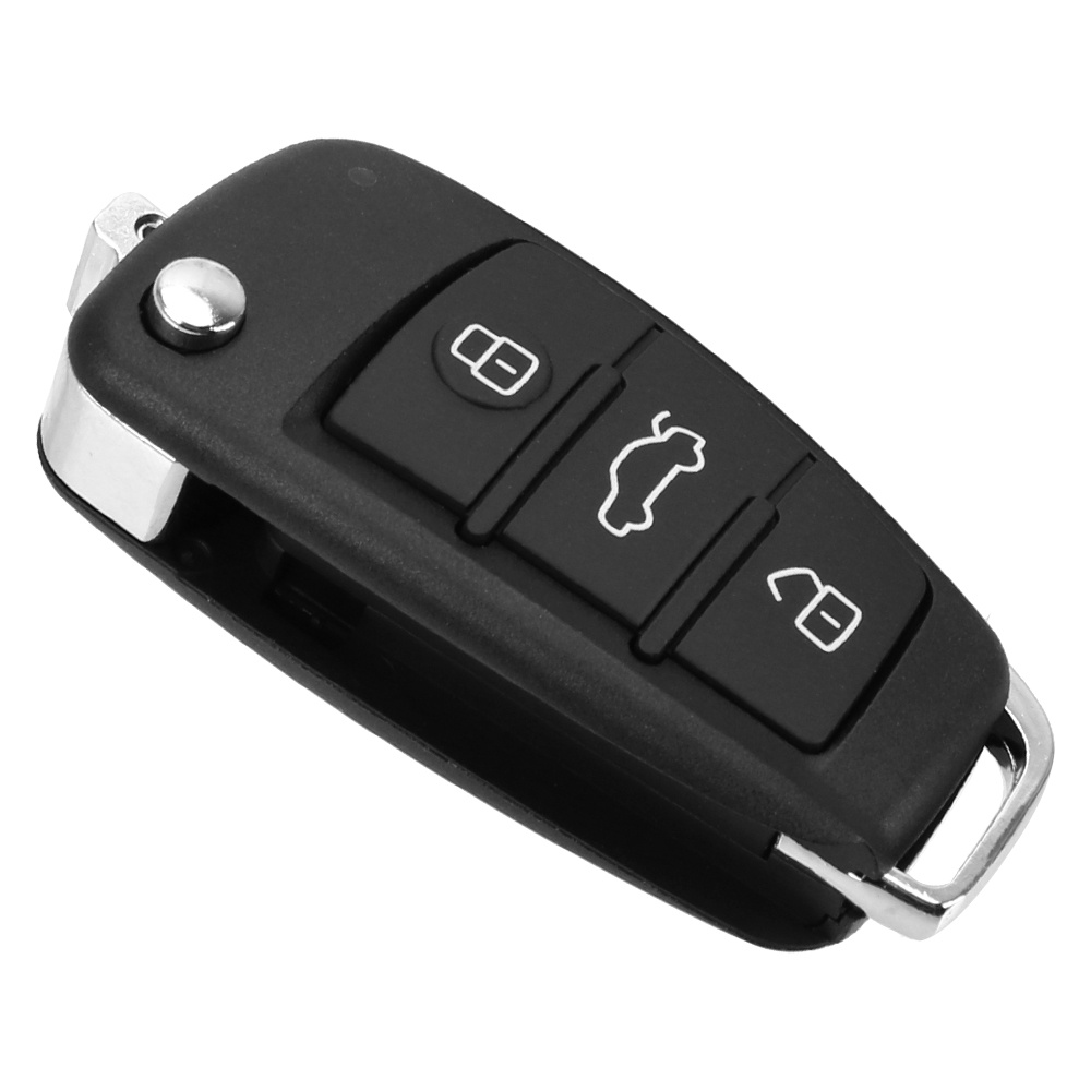 RFC 3 TASTEN Flip Key Case Für Audi A2 A4 B5 Fernbedienung Anhänger