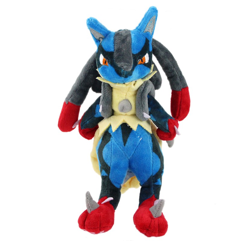 Anime Character Mega Lucario X Y Plush Toy Soft Stuffed Anime Doll High ...