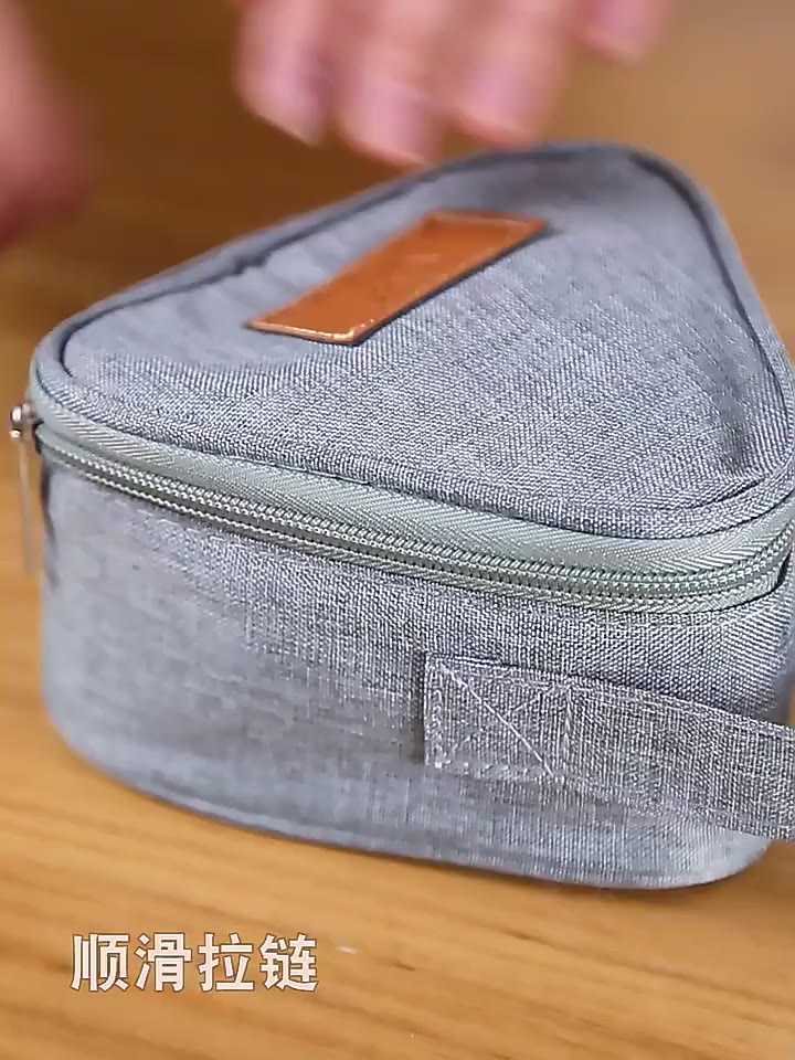 Mini Triangular Insulation Bag Aluminum Foil Thermal Cooler Lunch Tote ...