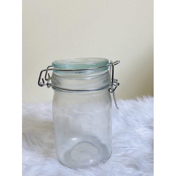 GLASS FOOD STORAGE JARS with clamp Manila Supplier Kitchenwares