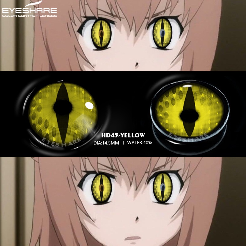 fLfM1pair Yearly Gojo Satoru Contact Lenses Fashion for Big eyes with