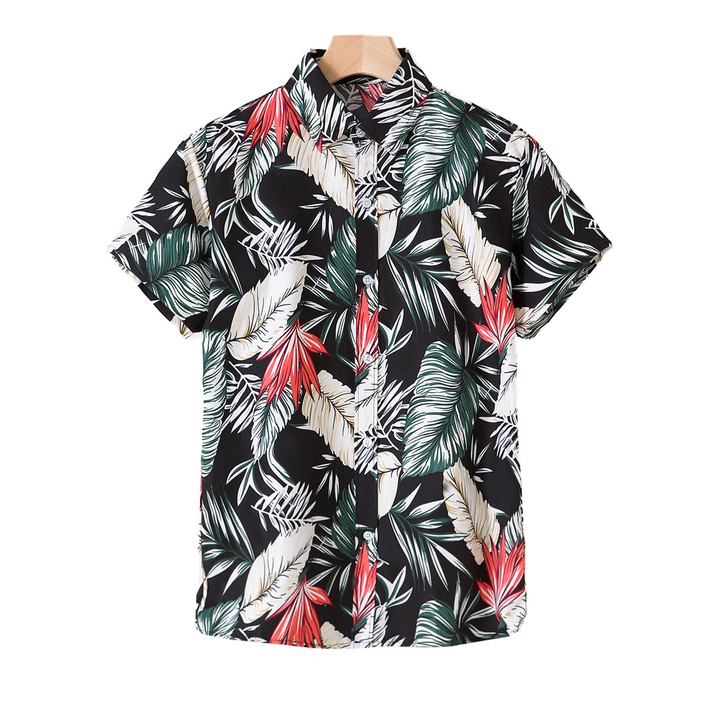 Floral Polo Hawaiian Polo Korean Desgin New | Shopee Philippines