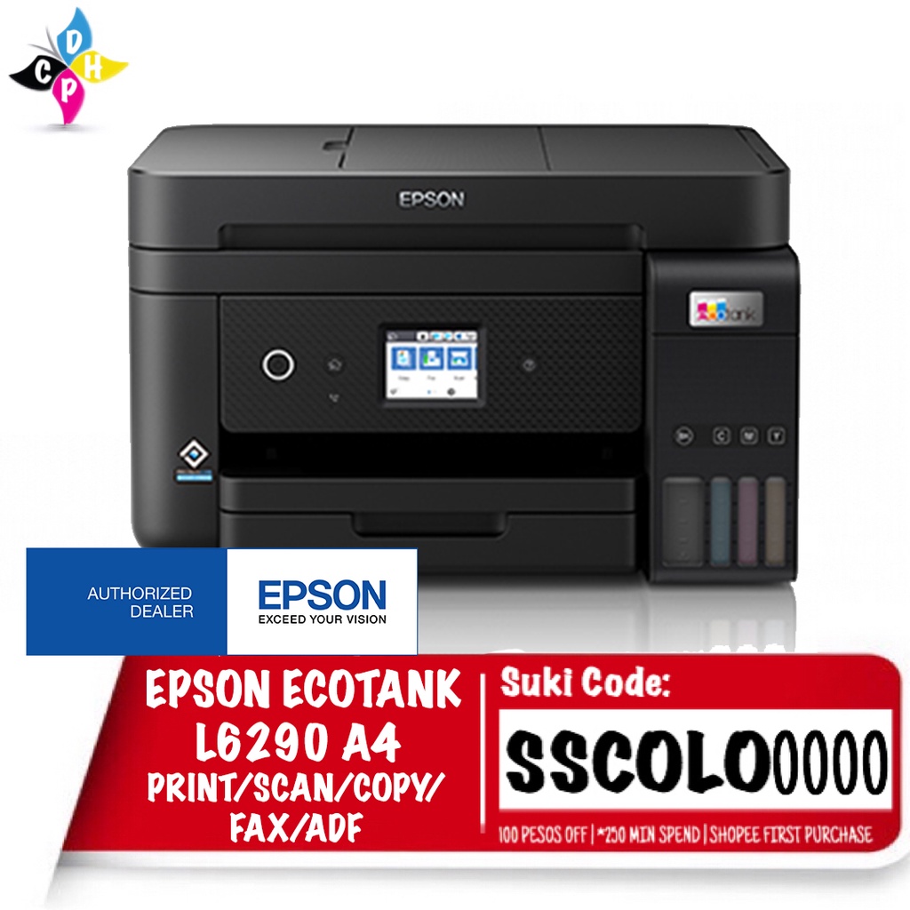 Epson Ecotank L6290 A4 Wi Fi Duplex All In One Ink Tank Printer With Adf Shopee Philippines 5139