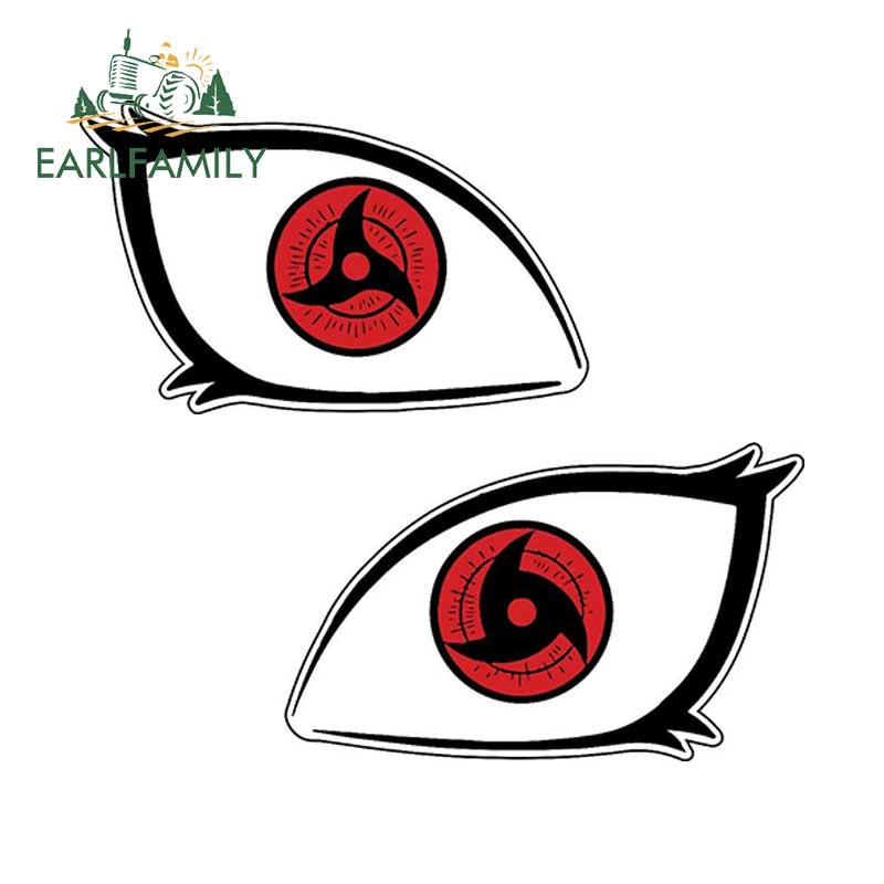 EARLFAMILY 13cm Rinnegan Eye Car Sticker Waterproof Fashion Surfboard ...