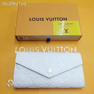 61738 LV 2 folds womans long wallet(With box)