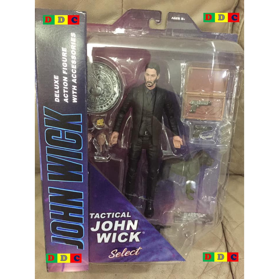 John Wick Select John Wick Movie 7 Action Figure with Dog