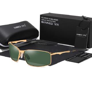 2020 latest HD Polarized Sunglasses Men square Driving shades Male