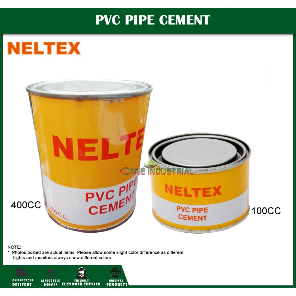 Neltex Pvc Pipe Cement 400cc/200cc Shopee Philippines