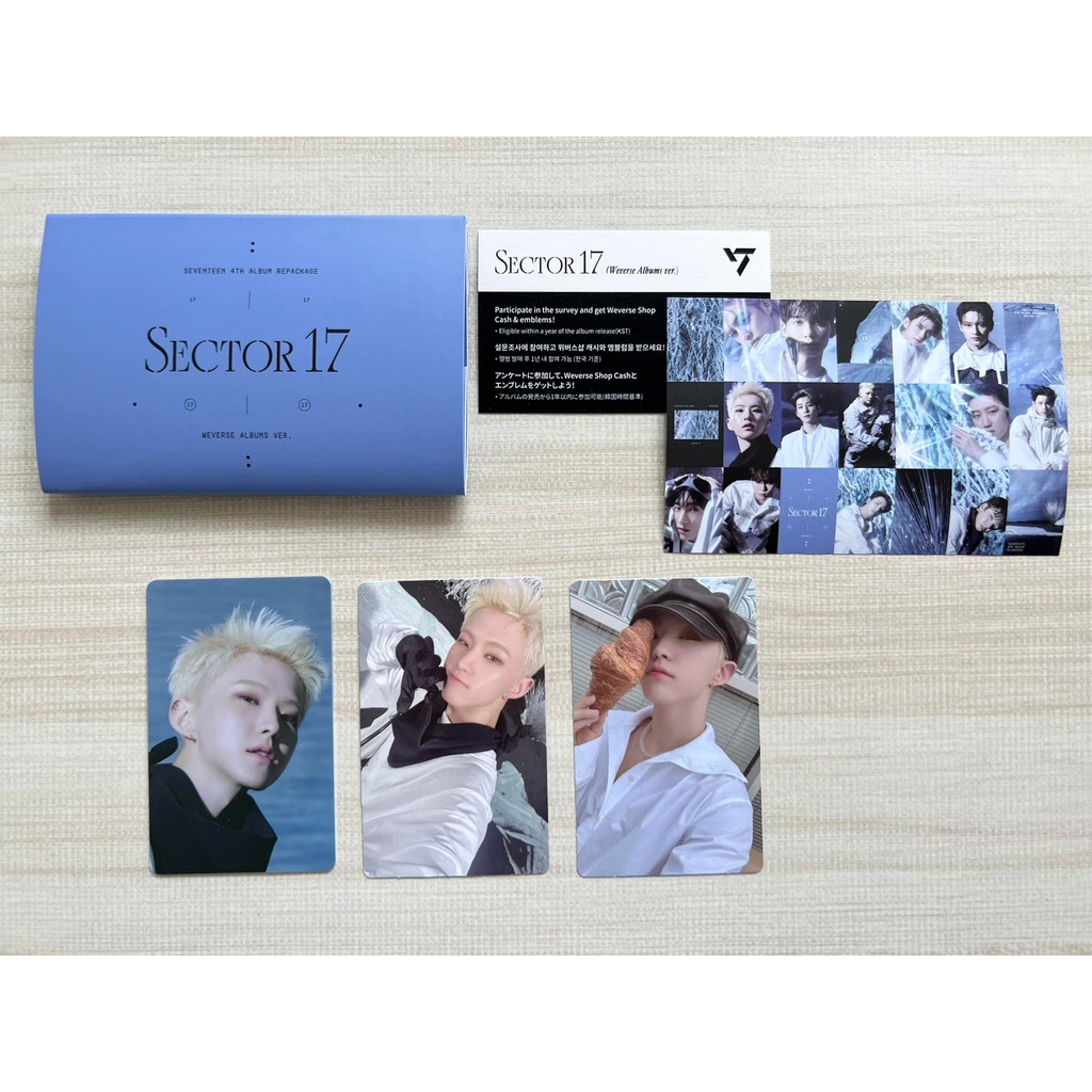 SEVENTEEN 4th Album Repackage Sector 17 Weverse Version Ver