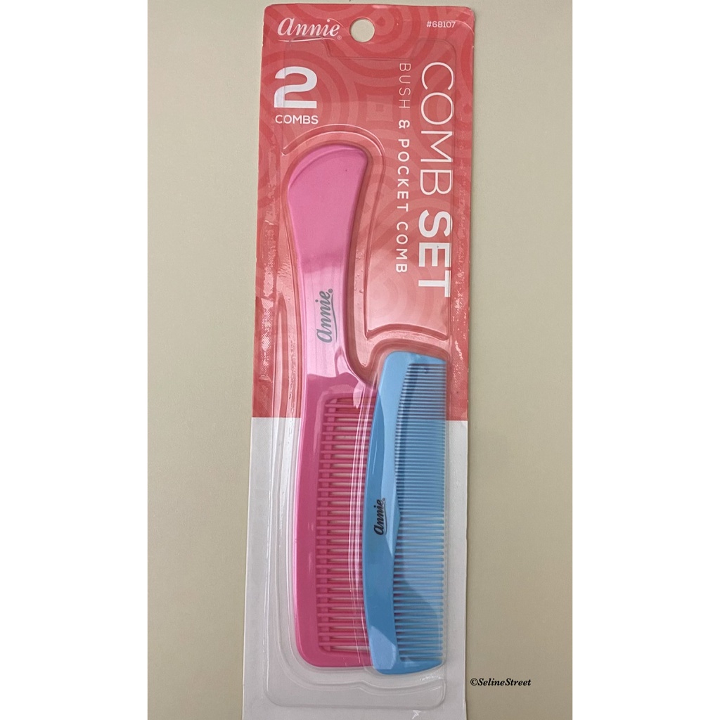 Annie International Bush Comb & Pocket Comb — 2pc | Shopee Philippines