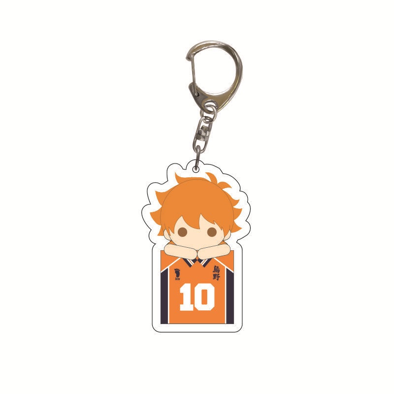 Haikyuu jerseys Keychain Shoyo Hinata Tobio Kageyama Acrylic Bag ...