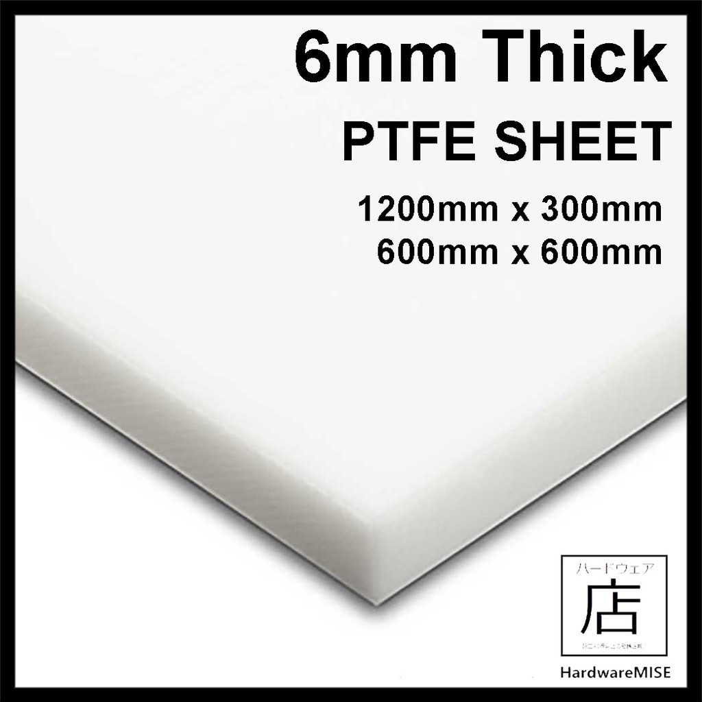 PTFE Sheet 6mm Thickness Plate Film White Teflon Sheet | Shopee Philippines