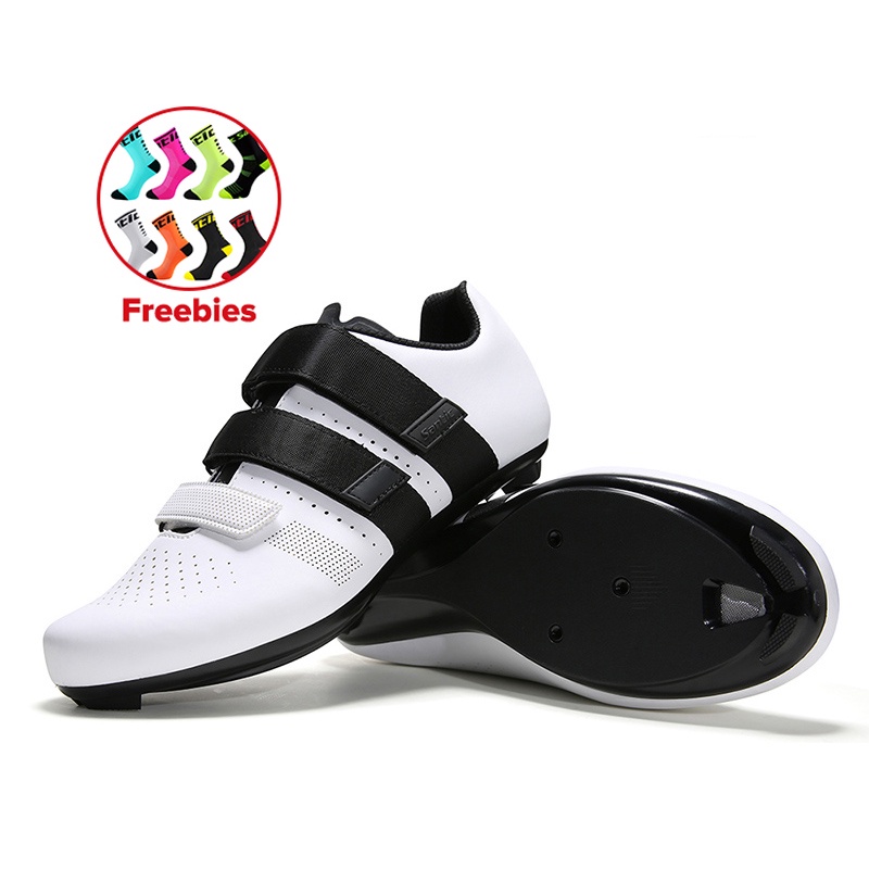 Santic Men's Road Cycling Locked Shoes Breathable Sole Unisex