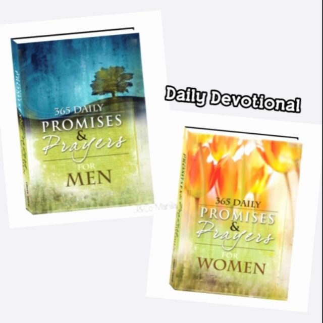 365 daily promises prayers for men women devotional book shopee