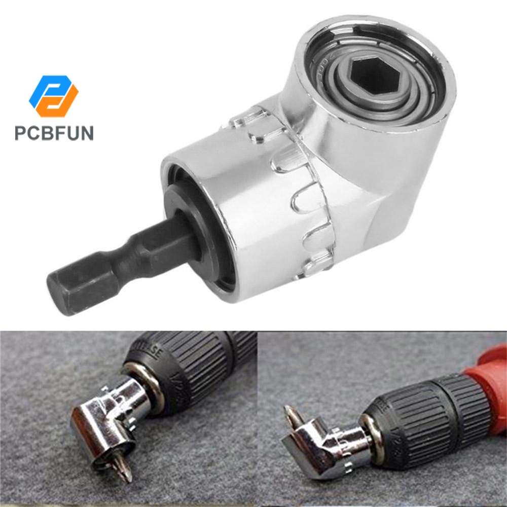 Pcbfun 105 Degree 1/4 Inch Right Angle Drill Adapter Hex Shank ...