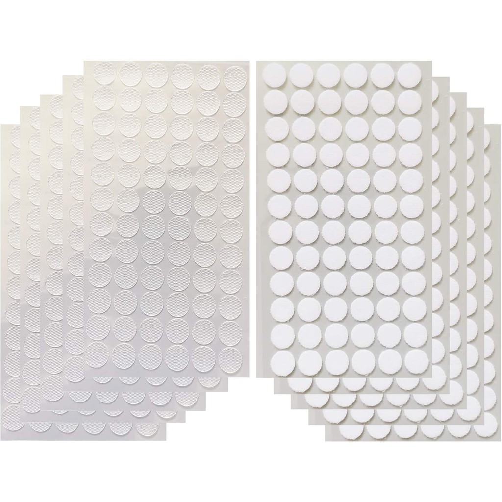 Wholesale Transparent Velcro dots 720pcs 360pairs 15mm Diameter