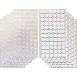 Velcro dots Transparent 500pcs 250pairs 20mm Diameter Sticky Back Hook loop  Self Adhesive Thin Clear Dots Transparent