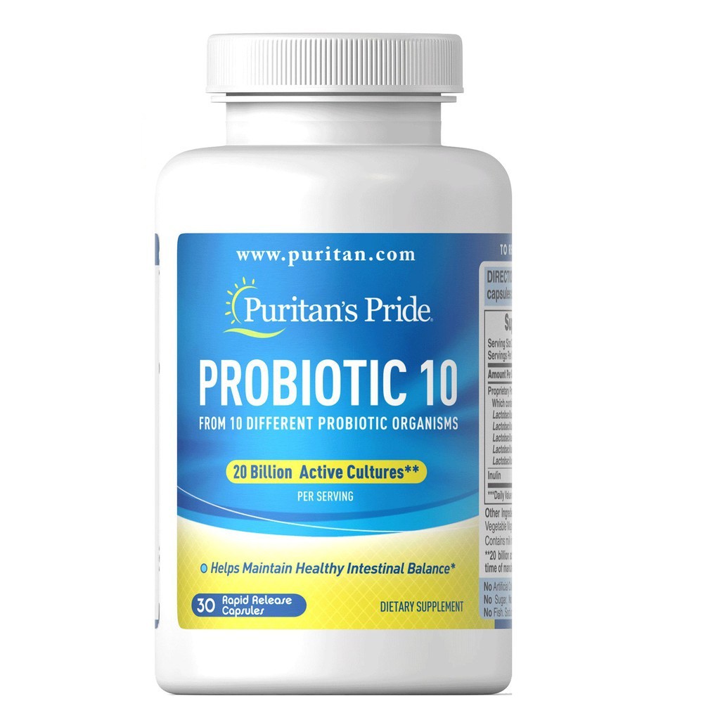 Puritan's Pride Probiotic 10 30 capsules Shopee Philippines