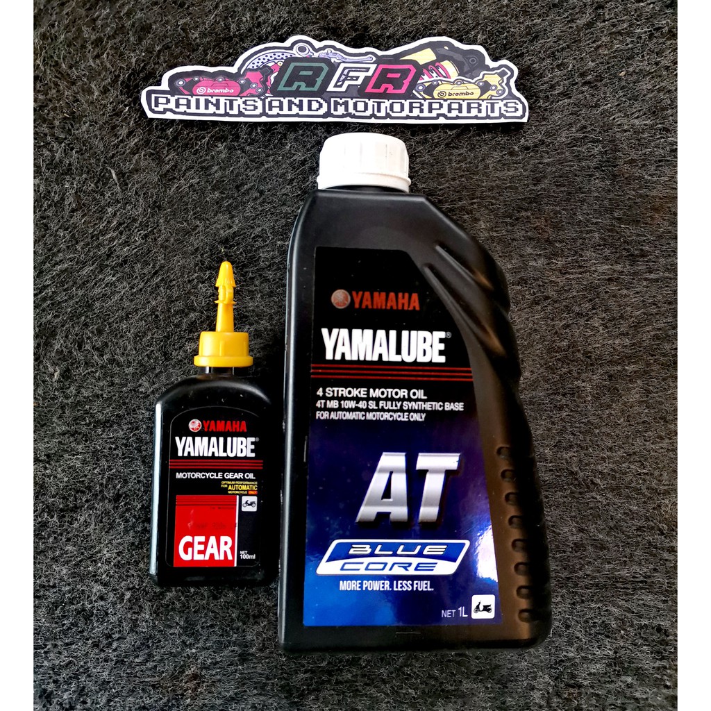 YAMALUBE BLUE CORE OIL AT 1 Liter Fully Synthetic and YAMALUBE GEAR OIL ...