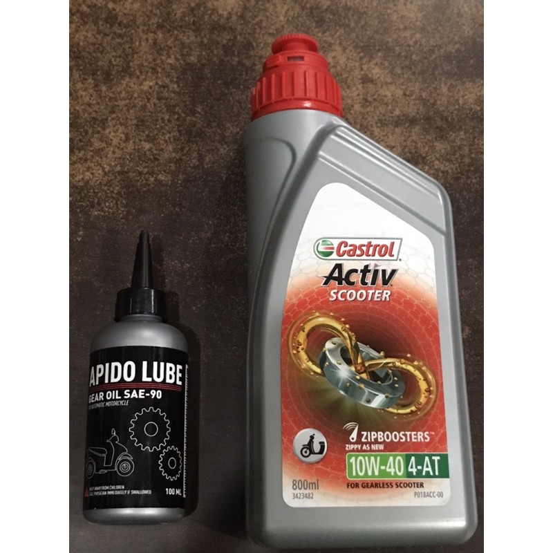 castrol activ scooter 10w40gear oil Shopee Philippines