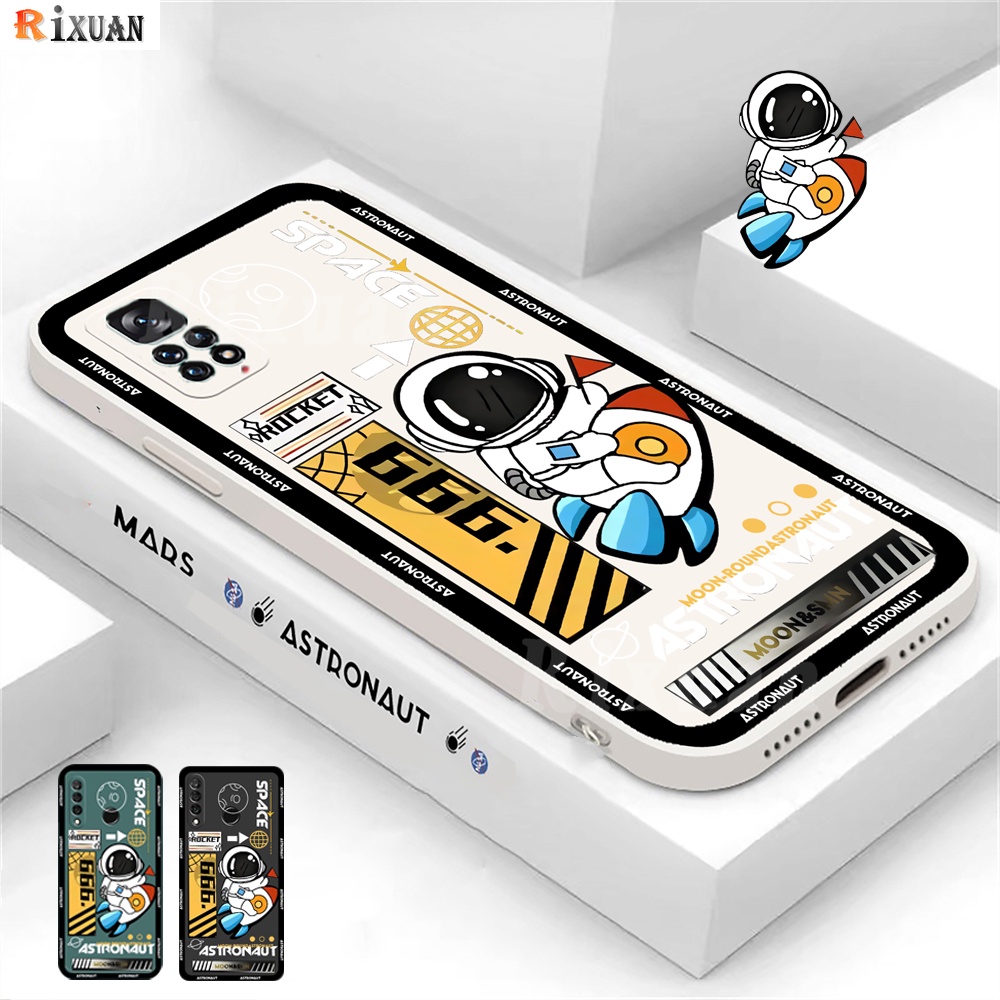 Fashion Space Astronaut Rocket Case for Xiaomi Poco F4 GT Poco F3 Poco ...