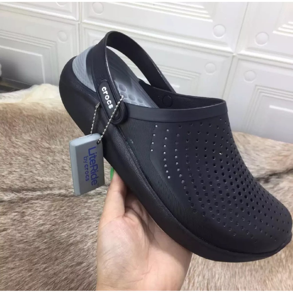 LiteRide Sandals SmokeGrey Black Men Women Beach Shoes for all season ...