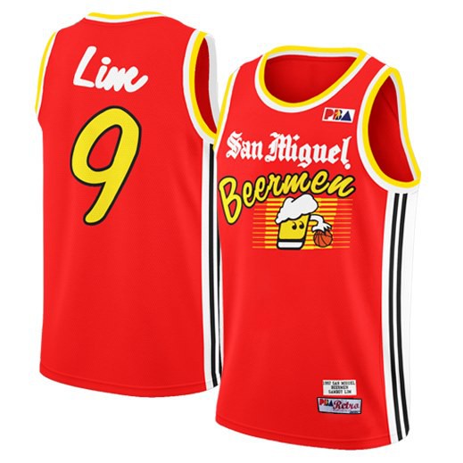 PBA Retro Samboy Lim San Miguel Beermen Retro Jersey FULL SUBLIMATION ...