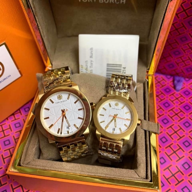 Original tory burch couple watch Shopee Philippines