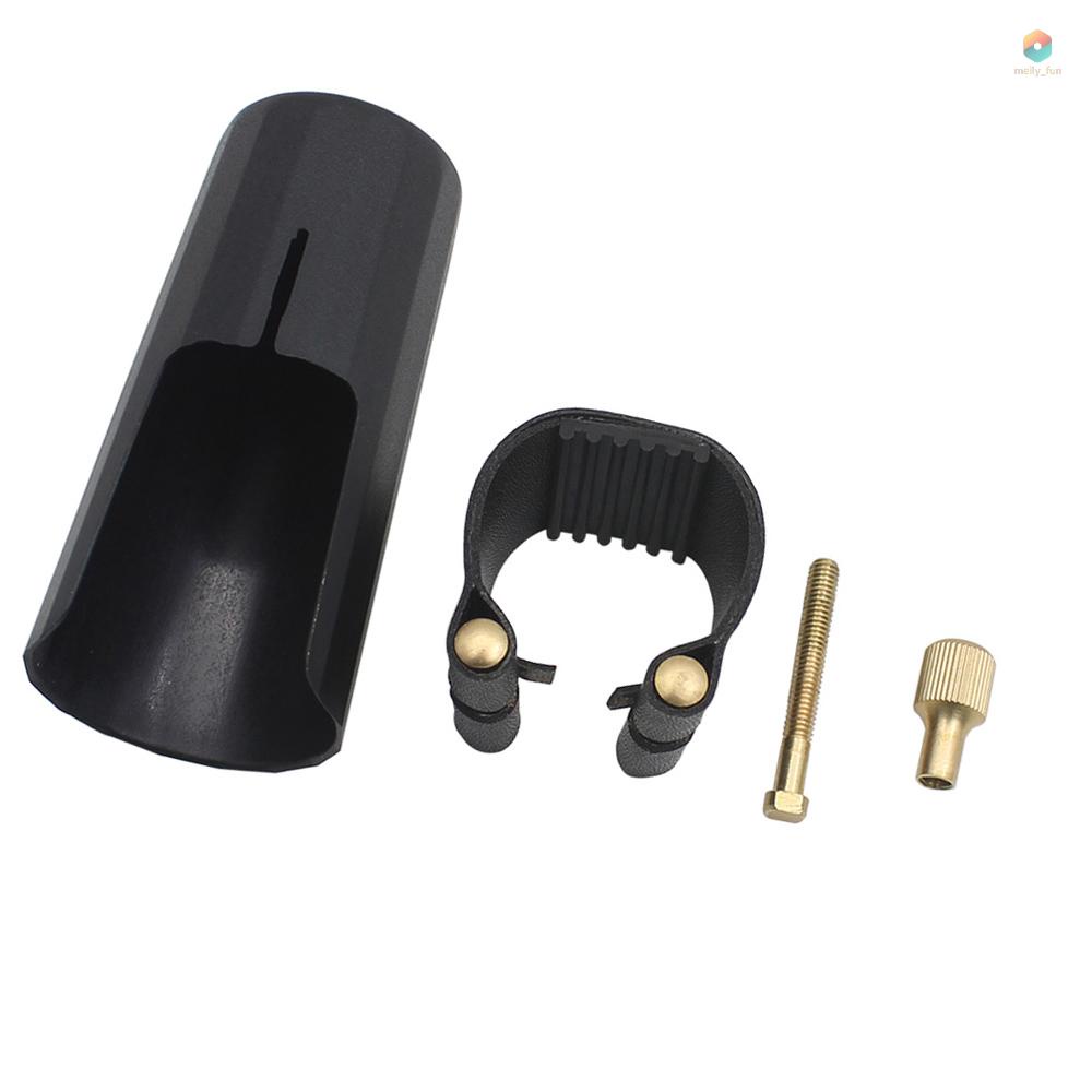 Mouthpiece Ligature Fastener + Mouthpiece Cap for Alto Sax Saxophone