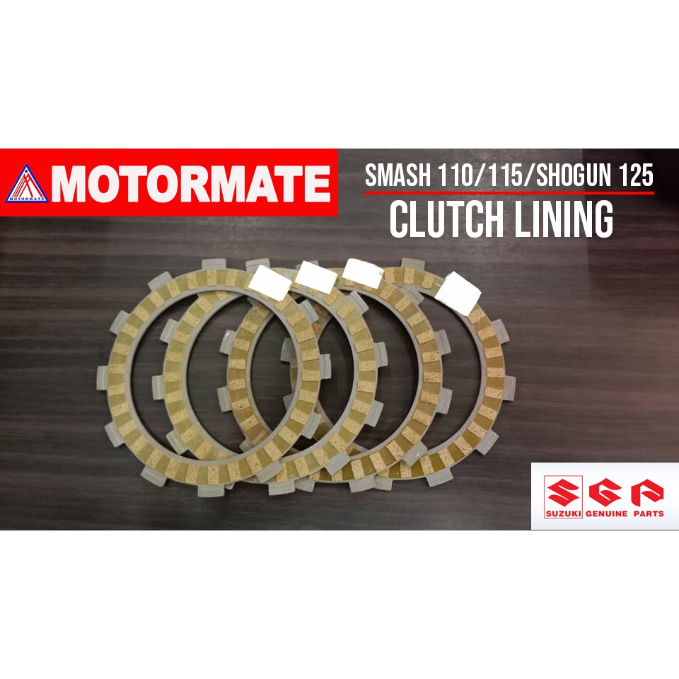 Clutch Lining Smash 110/115/Shogun 125 Suzuki Genuine Parts 1piece