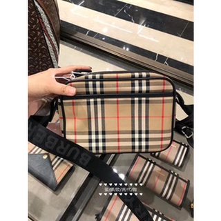 Shop Burberry 2023 SS Tartan Calfskin Crossbody Logo Shoulder Bags  (80713571) by 休憩室の守護神