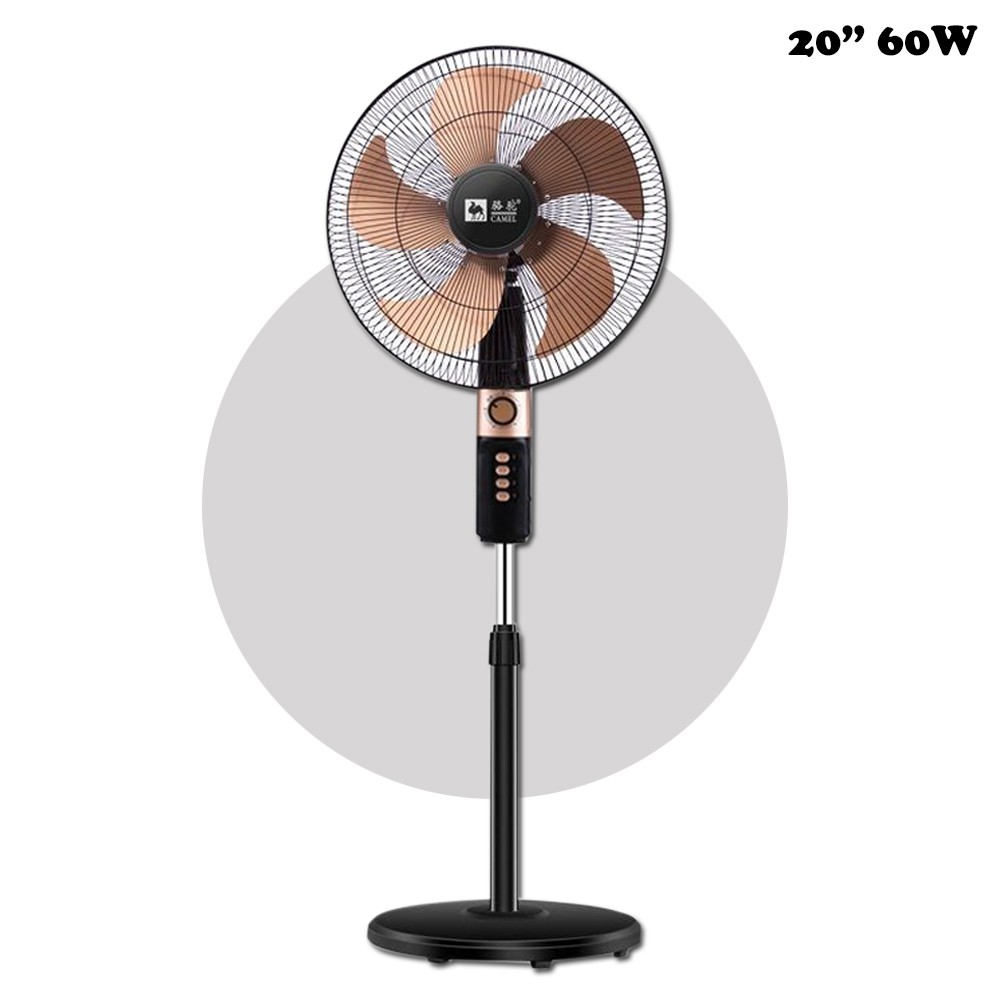 CAMEL Stand Fan 20 inches 60Watts 5 Leaf Blade Camel Stand Fan Shopee