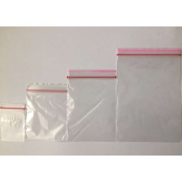 Small resealable shop bags