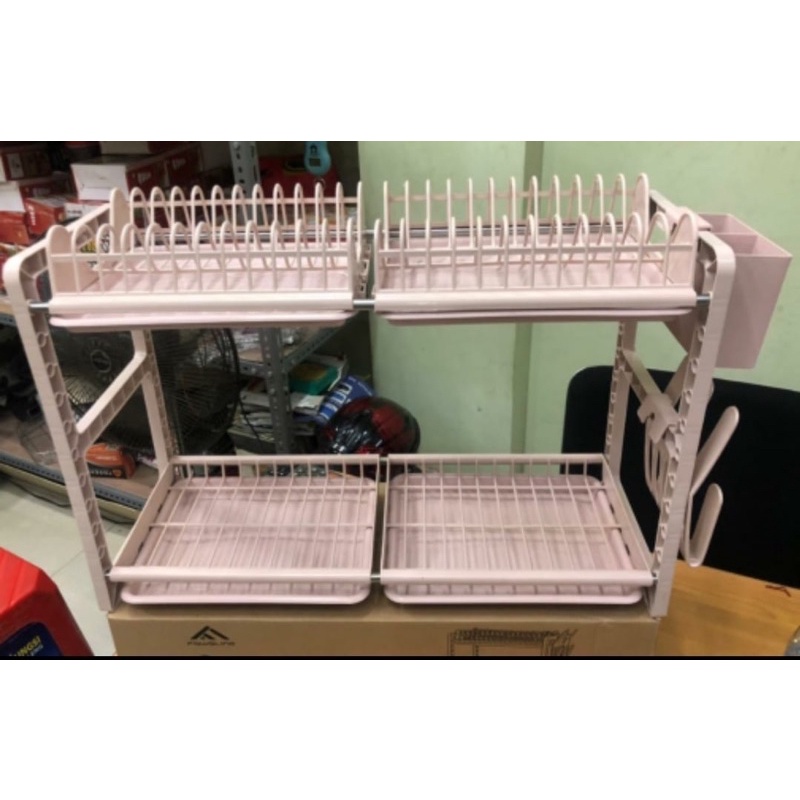Jumbo Fawsline 2tier Dish Rack/Sink Dish Rack Not Drain Shopee