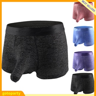 High Quality Mens Underwear with Elephant Nose Trunk Print in Ice