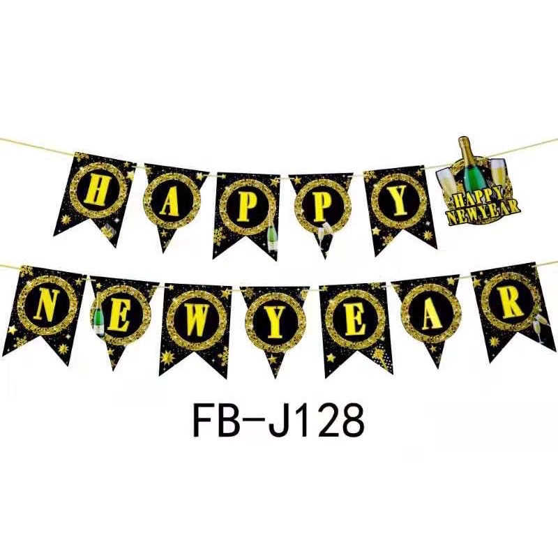 2024 Happy New Year Big Size Party Banner 1 Set New Year Party ...