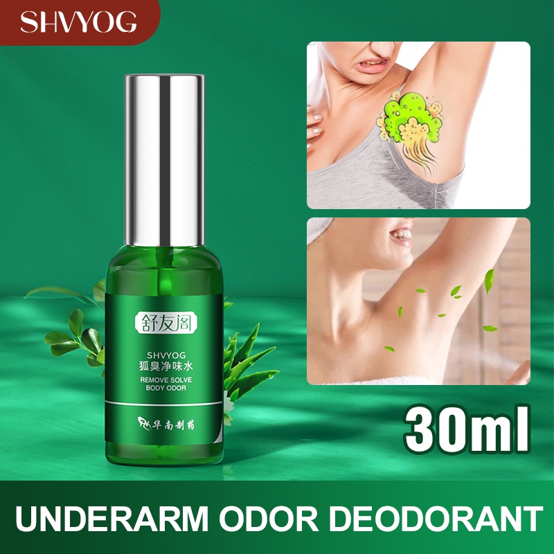 5 Bottles SHVYOG Deodorant For Men Woman Spray Underarm Armpit Odor