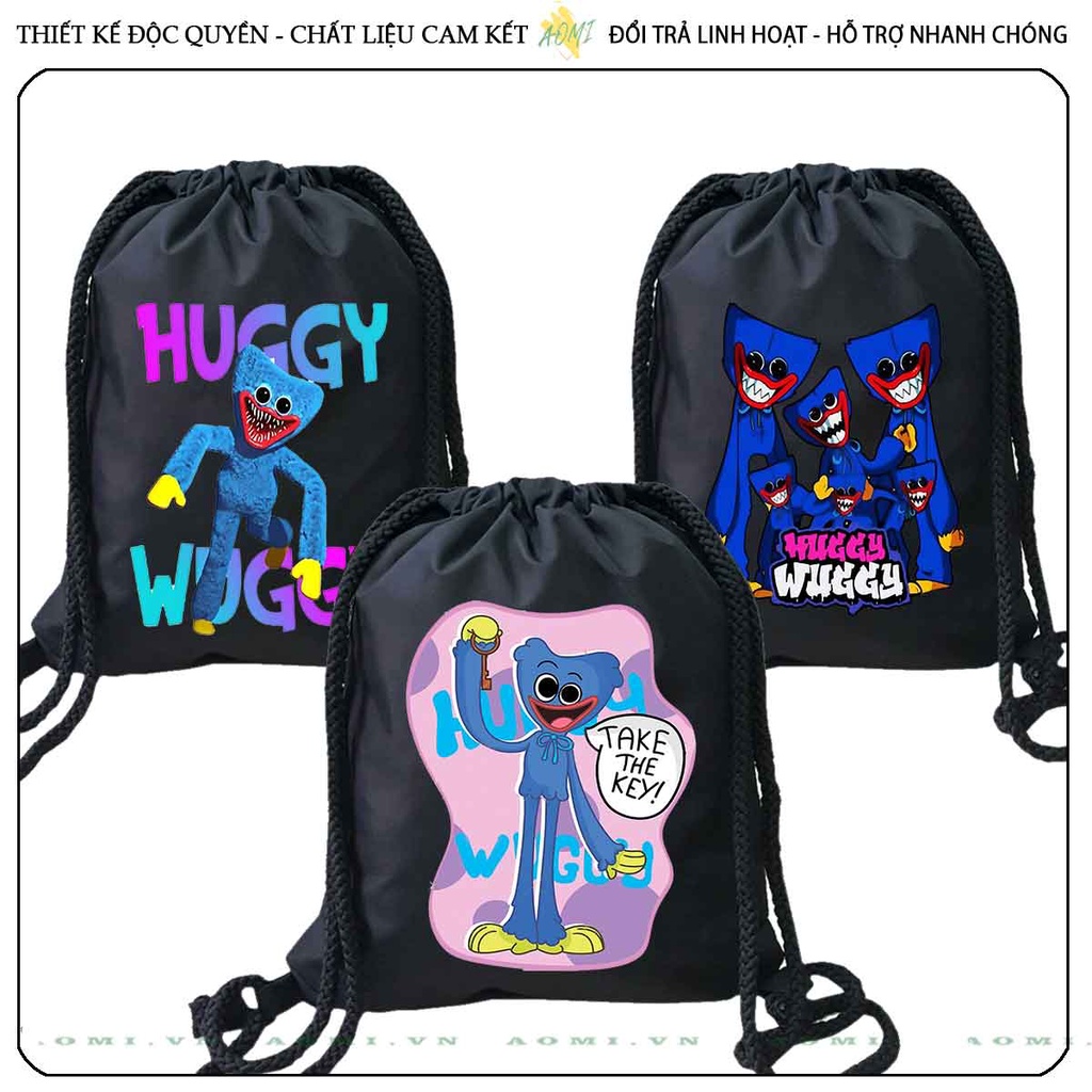HUGGY WUGGY AOMIVN MINI BACKPACK DRAWBACK SHOULDER STRAP 33x38cm SMALL ...