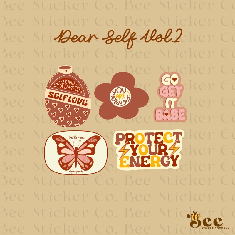 Dear Self Vol.2 Premium Vinyl Sticker Pack | Shopee Philippines