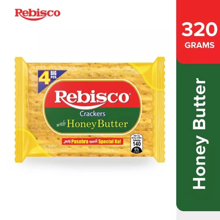 REBISCO CRACKERS WITH HONEY BUTTER (10s x 32g) Shopee Philippines