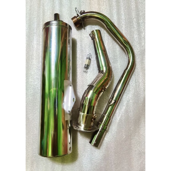 Muffler/Canister Set Raider 150 Reborn/Raider 150Fi SGP With Stainless