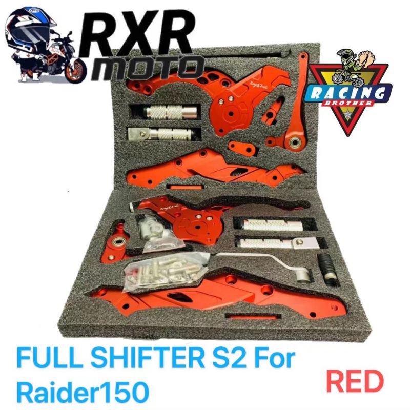 Full Shifter S2 For Raider150 Carb or Fi Rear set Racing brother ...