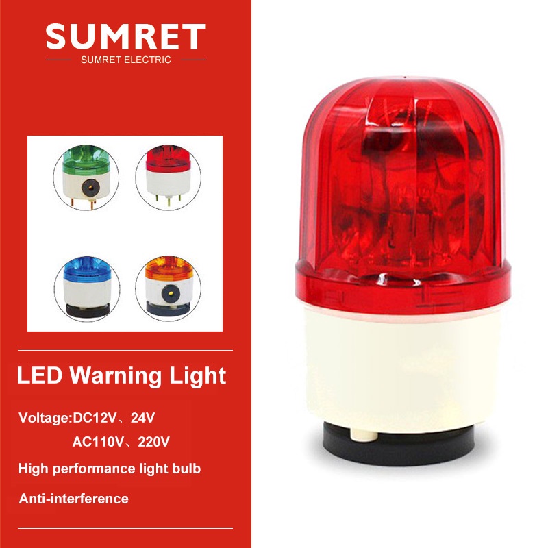 Led Strobe Light Siren Industrial High Quality Flashing Sound Alarm