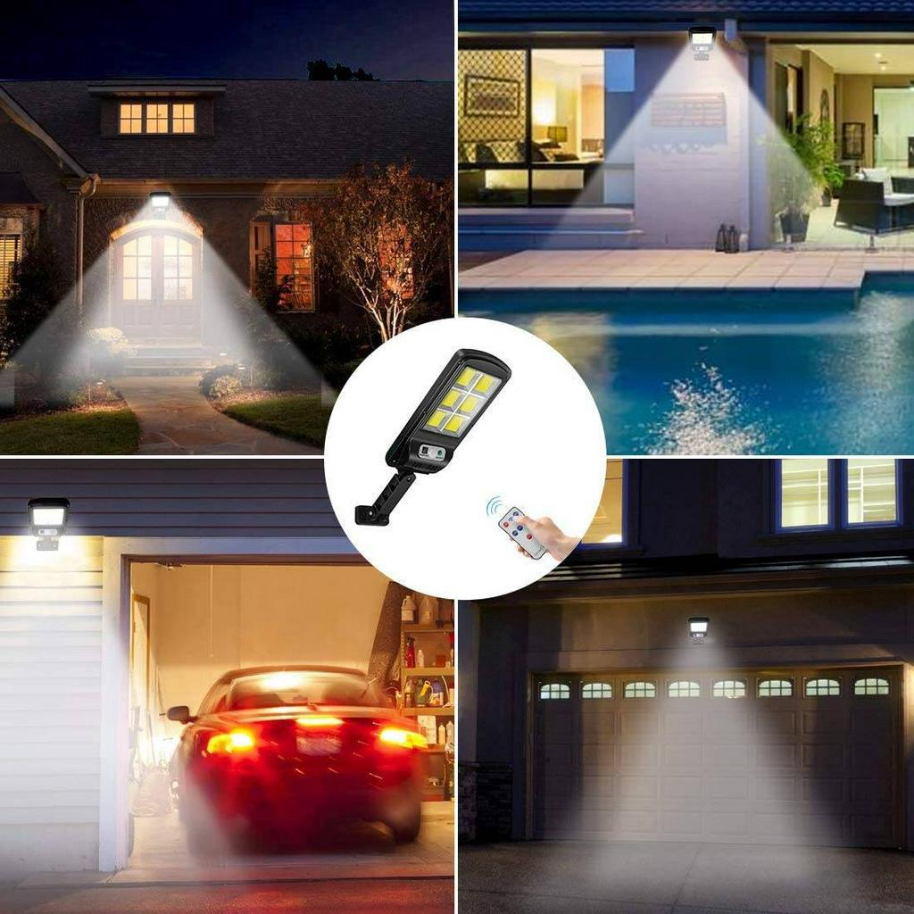 Led Solar Lights Outdoor Wireless Solar Flood Light Motion Sensor Security  Light Outdoor with Lighting Modes for Garden, Street, Deck, Fence, Patio, 