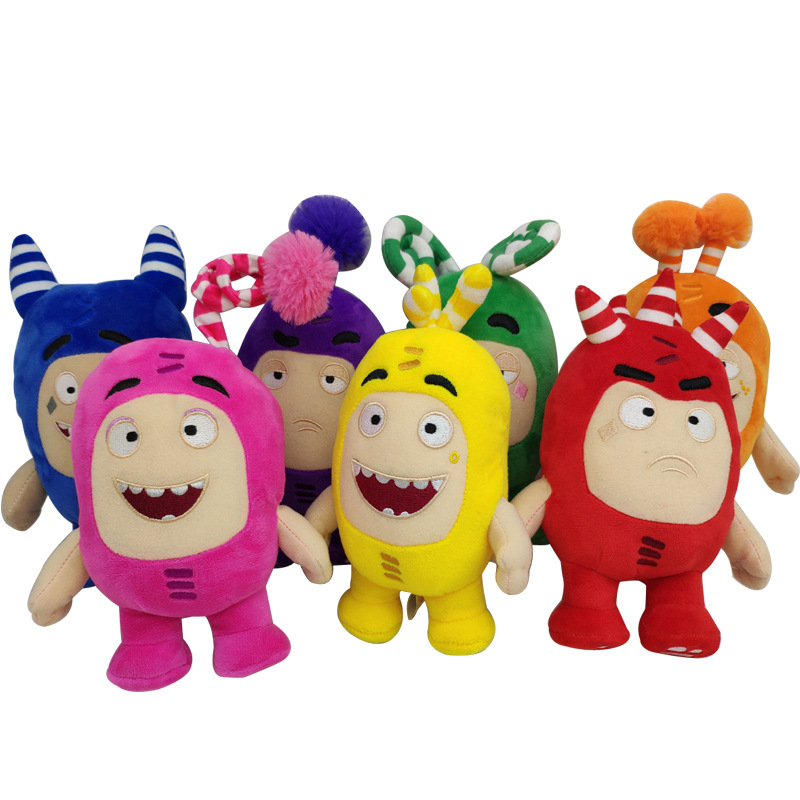 Oddbods Plush Toy Cute Pogo Zee Jeff Fuse Toys For Kids Minifigures ...