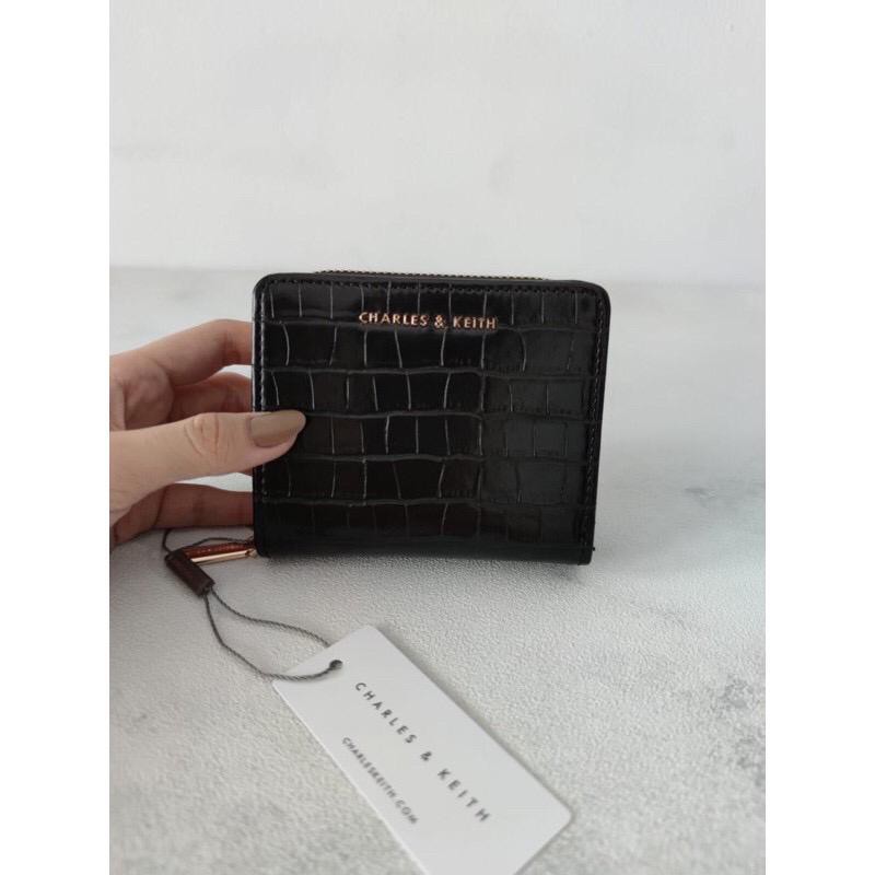 Charles Keith Classic Zip Coin Purse Mini Wallet CNK D7401