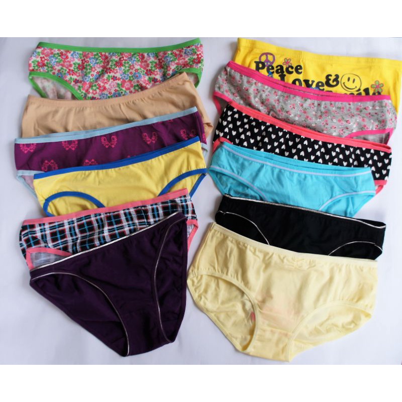 Original BNY ladies underwear- 12 pieces bikini panties -assorted