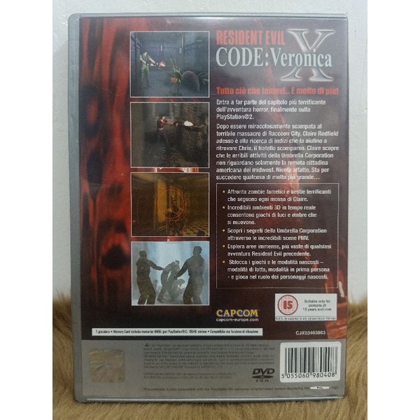 PS2 Resident Evil Code Veronica X PAL | Shopee Philippines