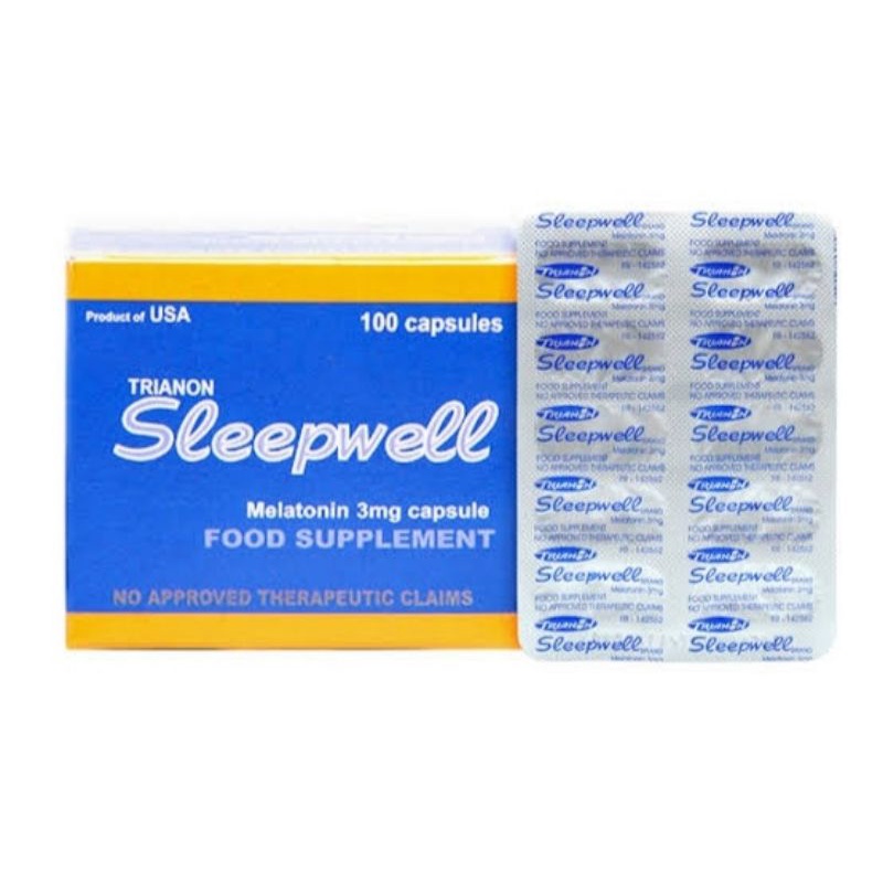 Sleepwell Melatonin 3mg 10 capsules Shopee Philippines